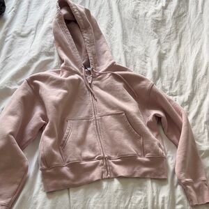 Aritzia Blush Sweatfleece Hoodie